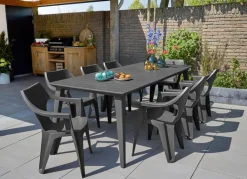 Allibert Gartenstühle^ Monoblock Dante Anthrazit