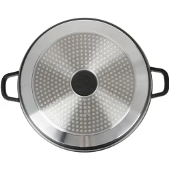 TP Töpfe Und Pfannen^Aluguss-Servierpfanne Mit Glasdeckel Und Aromaknopf 32Cm