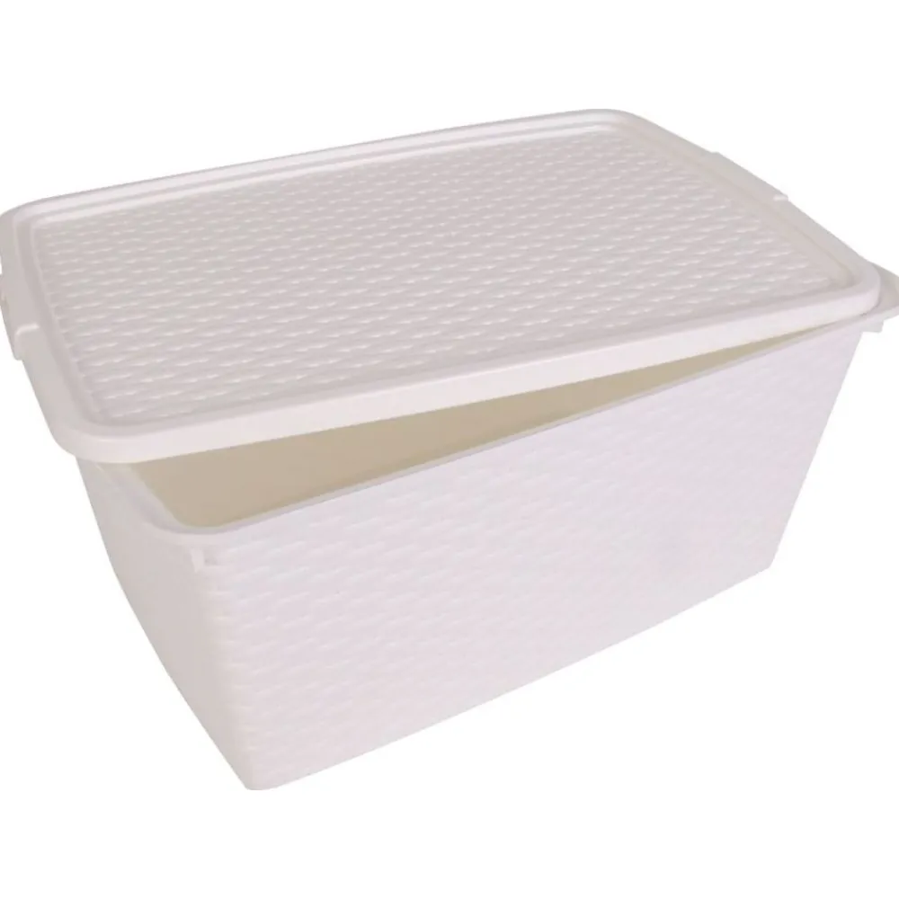 Heidrun Aufbewahrungsboxen^Aufbewahrungs-Box Intrigo 40L Rattanoptik