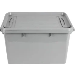 Plast 1 Aufbewahrungsboxen^Aufbewahrungsbox Recycled Mit Deckel 32L Grau