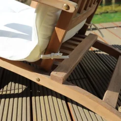 Joy Company Sitz- Und Polsterauflagen^Auflage Teak Deckchair Natur