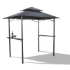 TP Pavillons^Bbq Grill-Pavillon Mit 2 Ablageflachen Anthrazit