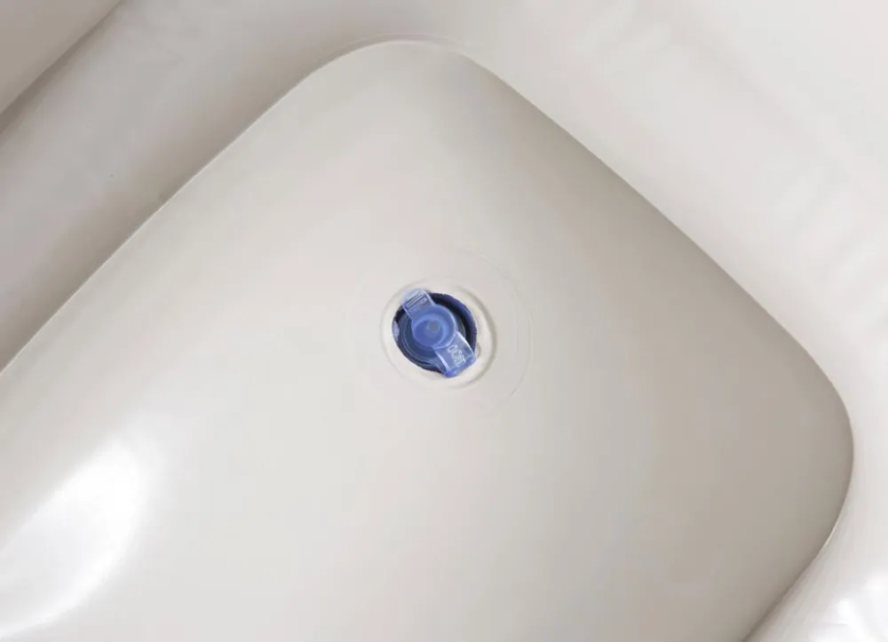 Bestway Gartenstühle^ #75052 Aufblasbarer Sessel Inflate-A-Chair Grau Mit Print