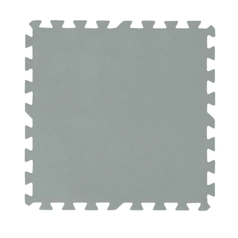 Bestway Poolzubehör^ #58639 Bodenschutzplatten Fur Aufstellpools 50X50Cm 9Er-Set Grau