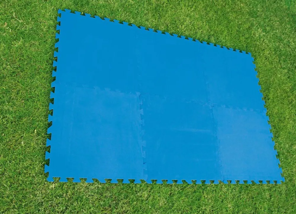 Bestway Poolzubehör^ #58220 Bodenschutzplatten Fur Aufstellpools 50X50Cm 9Er-Set Blau