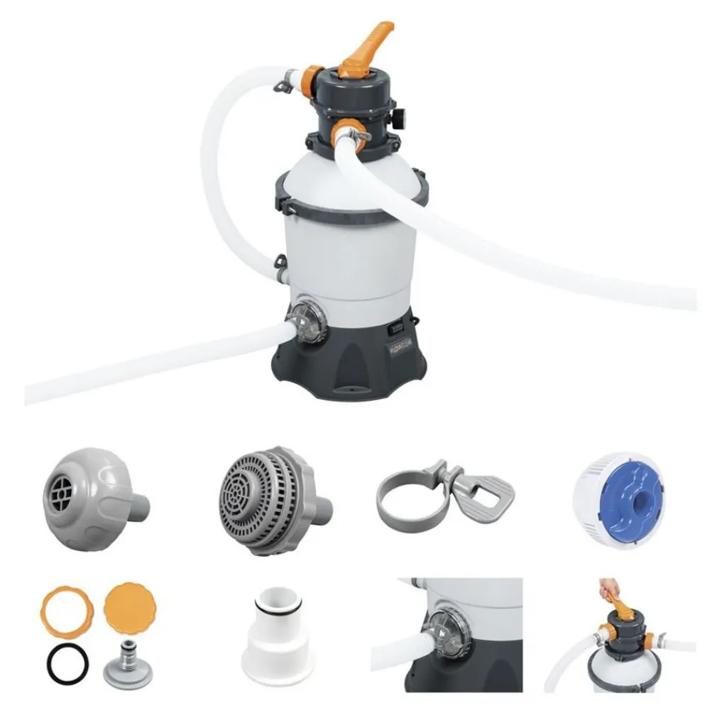 Bestway Poolzubehör^ #58515 Flowclear Sandfilter-Anlage 3.028L/H