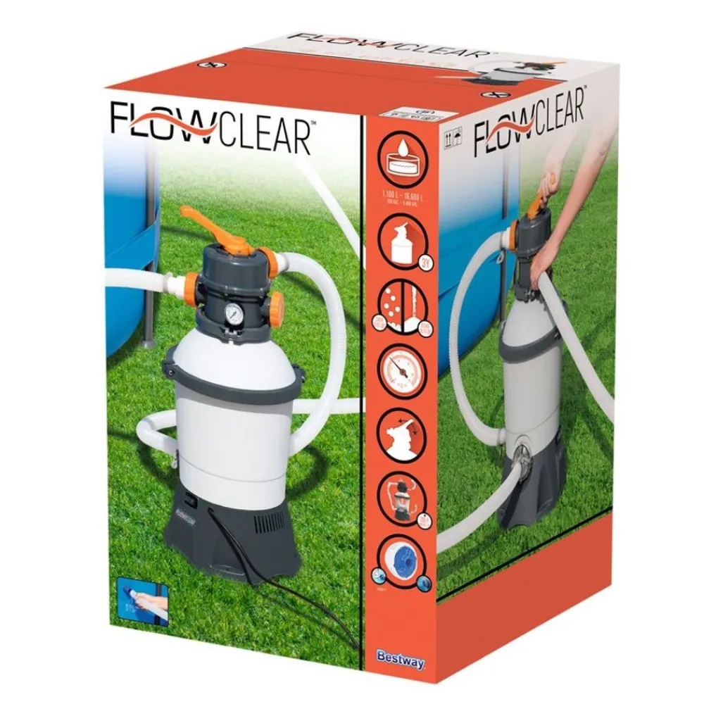 Bestway Poolzubehör^ #58515 Flowclear Sandfilter-Anlage 3.028L/H