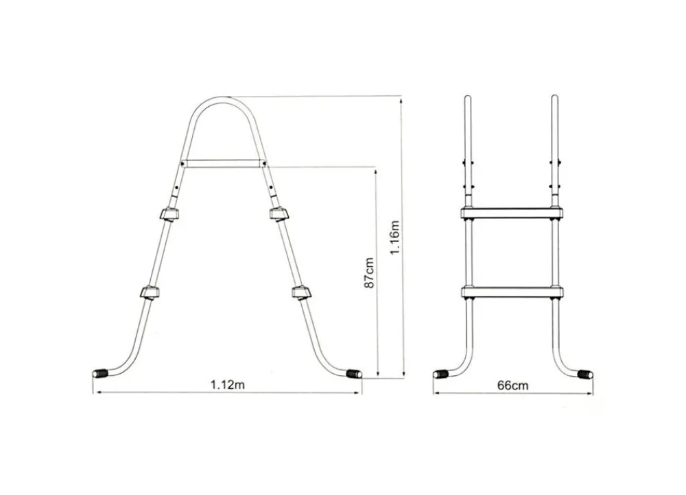 Bestway Poolzubehör^ #58430 Poolleiter 84Cm
