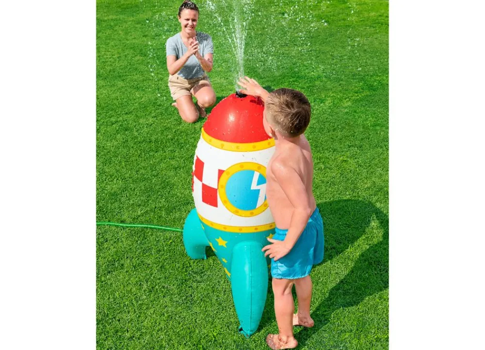 Bestway Badespaß^ #52572 Wassersprinkler Rakete Mit 6 Wasserstrahlarten