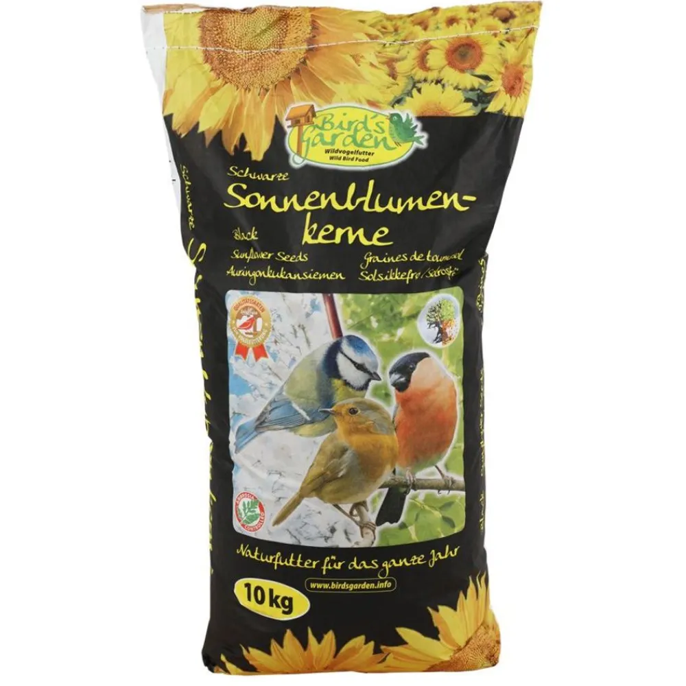 Bird's Garden Tiernahrung^ Sonnenblumenkerne Schwarz 10Kg