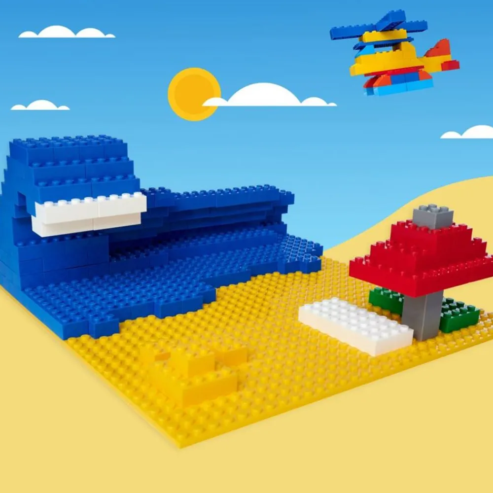 BLOX Spielzeug Für Drinnen^ Bauplatten-Set 4-Teilig 25,6X25,6Cm