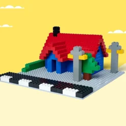 BLOX Spielzeug Für Drinnen^ Bauplatten-Set 4-Teilig 25,6X25,6Cm