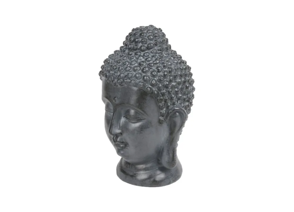 TP Gartenfiguren^Buddha Deko-Kopf Aus Magnesia Klein 15X15X24Cm