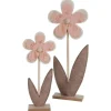 New Home Gartenfiguren^Deko-Blume Aus Filz Und Holz 2Er-Set
