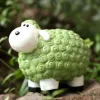 TP Gartenfiguren^Dekofigur Mini-Schaf Grun