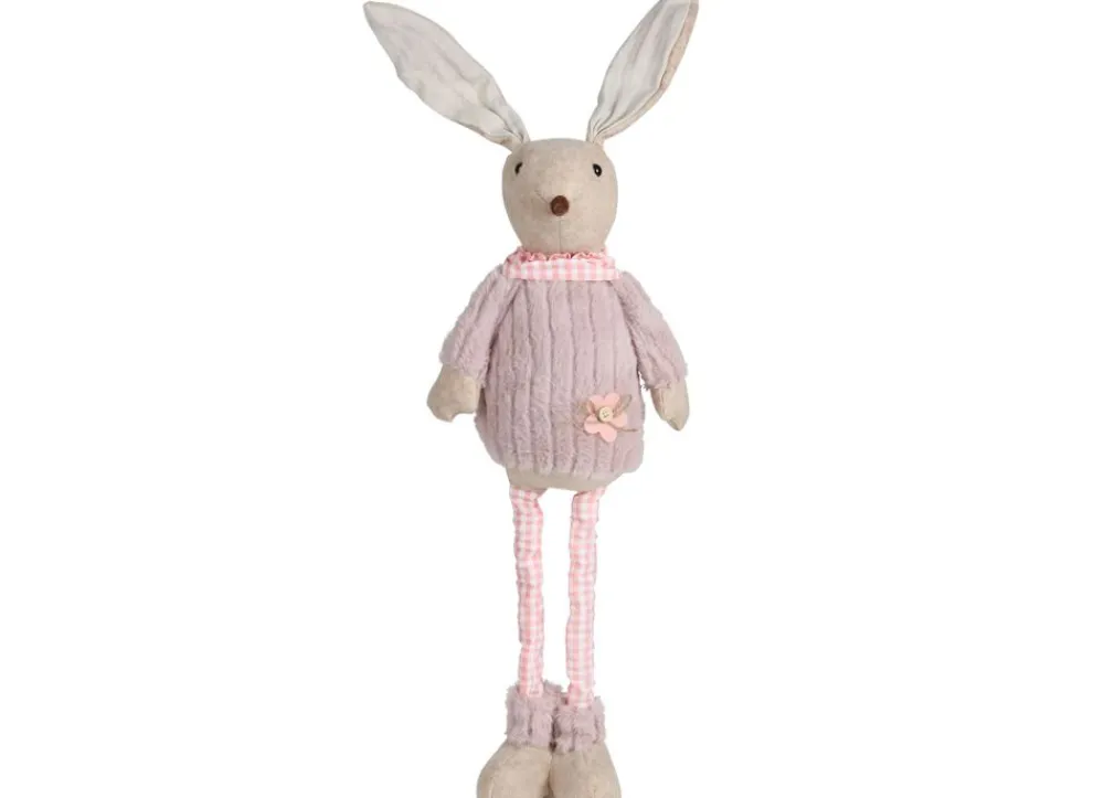 New Home Gartenfiguren^Deko-Hase Mit Teleskopbeinen 70Cm Rosa
