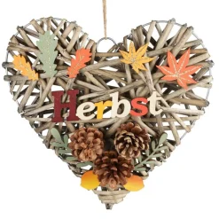 TP Sonstige Innendeko^Dekoherz Herbst Aus Rattan 27,5X43Cm