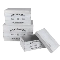 TP Dekokisten Und Truhen^Deko-Holzkisten Storage 3Er-Set