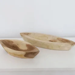 TP Vasen Und Schalen^Deko-Holzschale Kano Aus Teak 28,5X12X5,5Cm