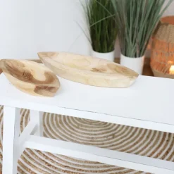 TP Vasen Und Schalen^Deko-Holzschale Kano Aus Teak 28,5X12X5,5Cm