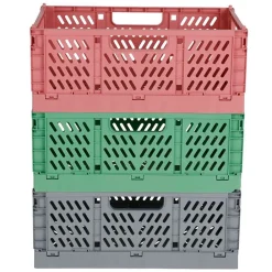 Pseudohersteller Aufbewahrungsboxen^Deko-Klappbox Stapelbar 30X20X12Cm Bunt