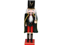 New Home Christmas Weihnachtsfiguren^Deko-Nussknacker Mit Samtumhang 38Cm Smaragdgrun