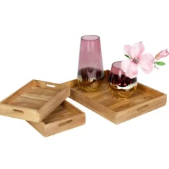 TP Bretter Und Tabletts^Deko-Tablett Aus Holz 39X5X28,5Cm