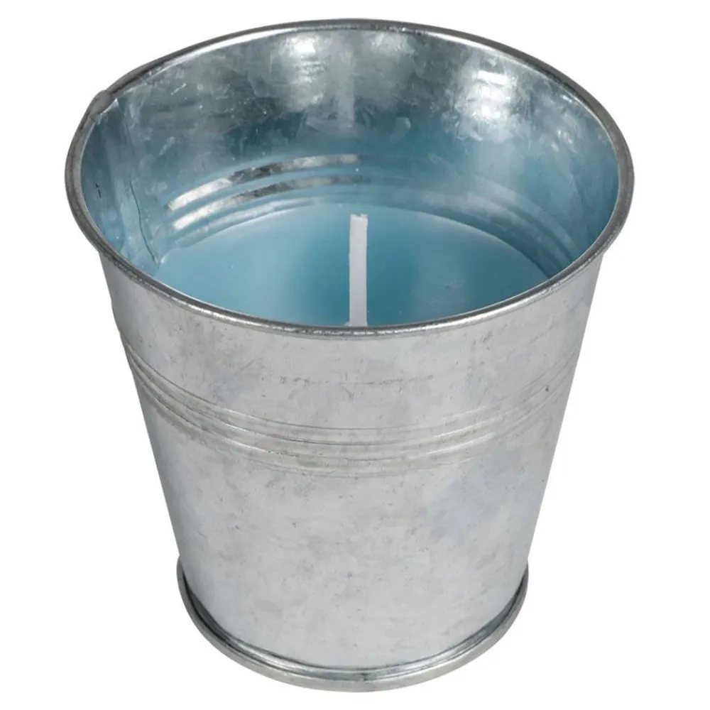 TP Duftkerzen^Duftkerze Citronella Im Zinktopf 7X7Cm