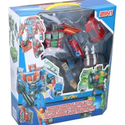 Eddy Toys Spielzeug Für Drinnen^ Transformer-Roboterauto 2In1