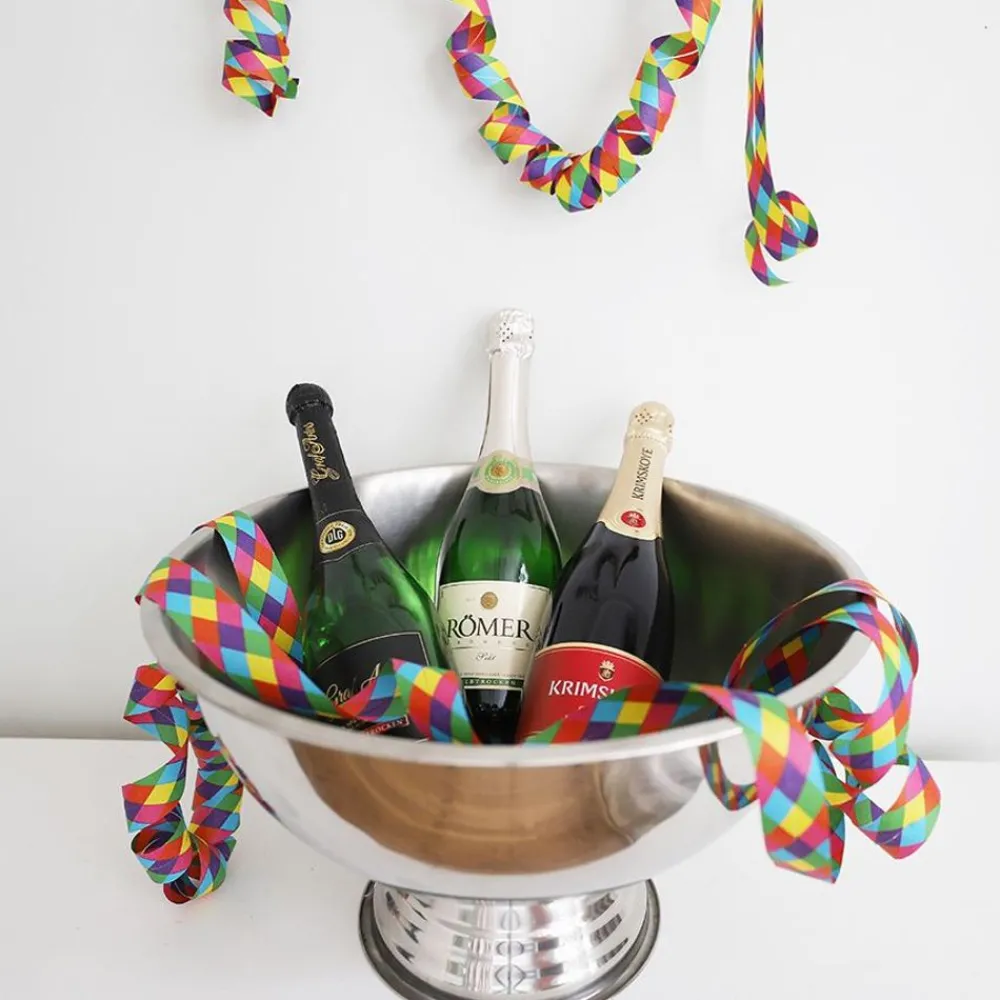 TP Küchenhelfer^Edelstahl-Champagnerkuhler 40,5X24,5Cm