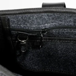 TP Körbe Und Taschen^Einkaufstasche Aus Filz 35,5X44X12Cm