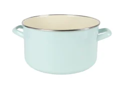 Krüger Töpfe Und Pfannen^Emaille-Fleischtopf Mit Glasdeckel 16Cm Mint