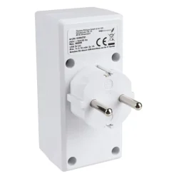 TAS Electronics Haushaltsgeräte^2-Fach Steckdosenadapter Mit 2 Usb-Anschlussen