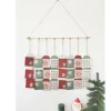 New Home Christmas Adventskalender^Filz-Adventskalender Hauser 72X107Cm Rot/Grun