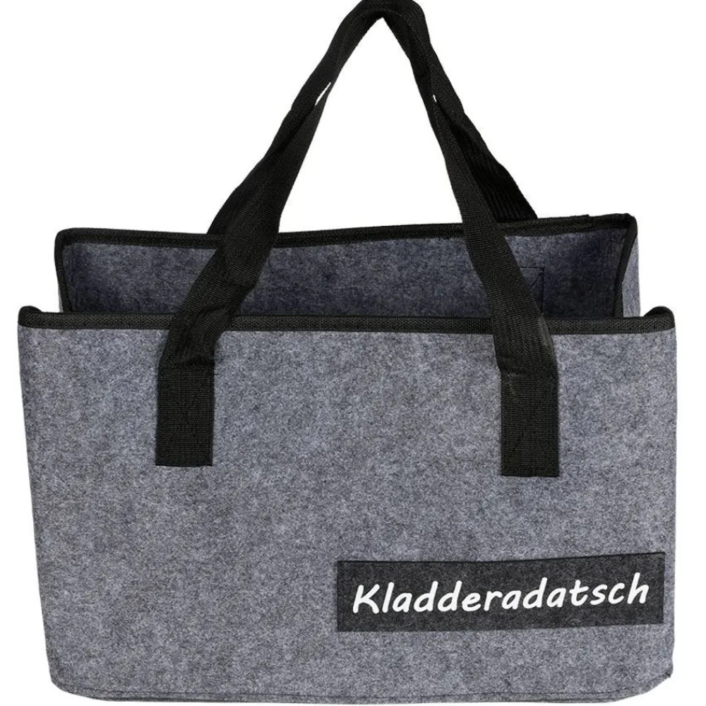 TP Körbe Und Taschen^Filztasche Mit Applikation 40X25,5X26,5Cm