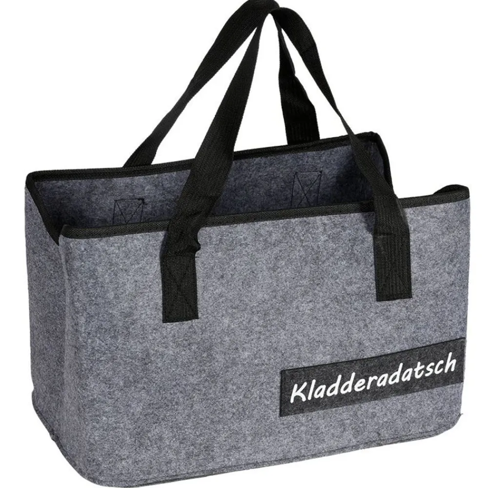 TP Körbe Und Taschen^Filztasche Mit Applikation 40X25,5X26,5Cm
