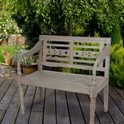 TP Gartenbänke^Gartenbank William Aus Keruing-Holz