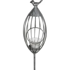 TP Gartenstecker^Gartenstecker Vogelkafig 11X101Cm Silber-Grau