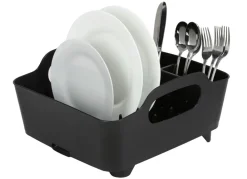 TP Küchenhelfer^Geschirr-Abtropfkorb Black-Line Ca. 36,5X32,5X18Cm