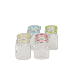 TP Vorratsdosen^Gewurzglaser-Set 4-Teilig Klar 100Ml