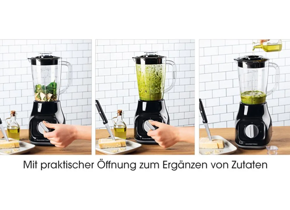 Gourmetmaxx Küchengeräte^ Standmixer 1 Liter 350W