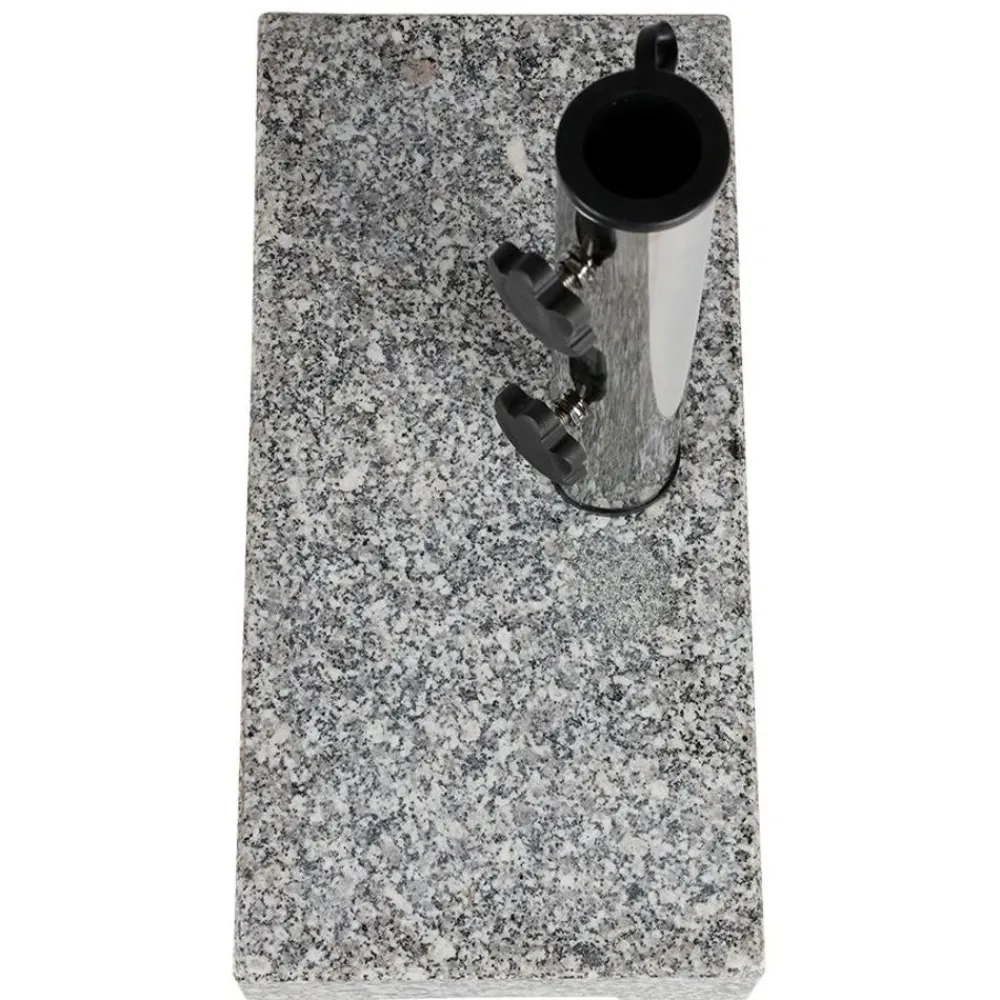 TP Sonnenschirmständer^Granit-Balkonschirmstander 25Kg Grau