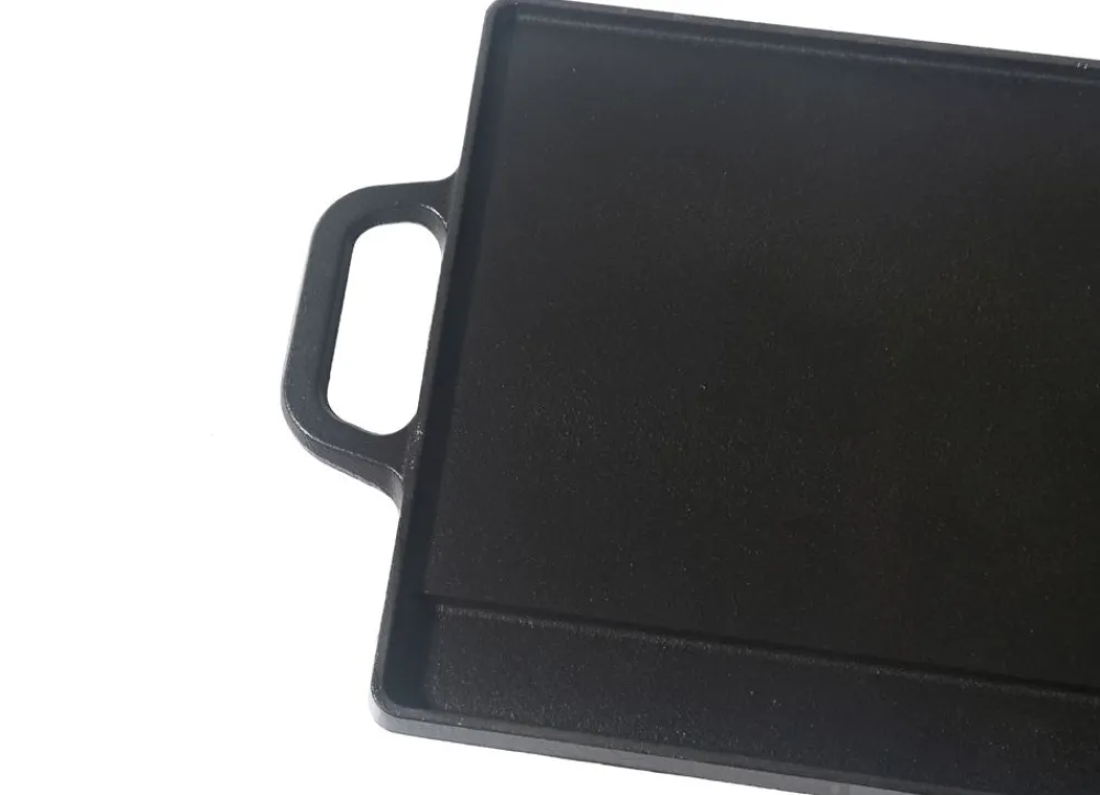 T. Philipps BBQ Grill Und Barbecue^Grillplatte Aus Gusseisen 42X23X1,5Cm
