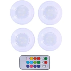 Grundig Lampen Und Leuchten^ Led-Lampen Selbstklebend Mit Farbwechsler 4Er-Set