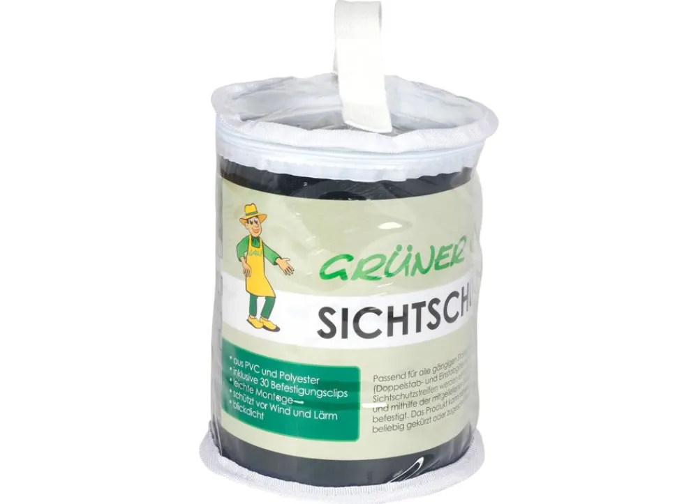 Grüner Jan Sichtschutz^Gruner Jan Pvc-Sichtschutz-Streifen 35M Dunkelgrun