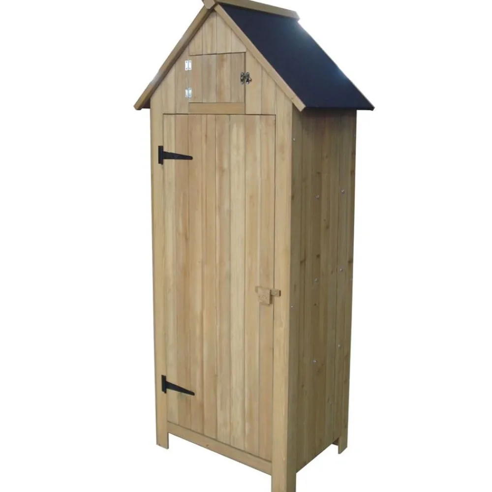 TP Gartenschränke^Holz-Gartenschrank 179Cm Natur