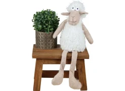 TP Sitzmöbel^Holz-Hocker Ranch Rustikal 30X20X20Cm Natur