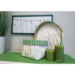 New Home Sonstige Innendeko^Holz-Memoboard Blumenprint