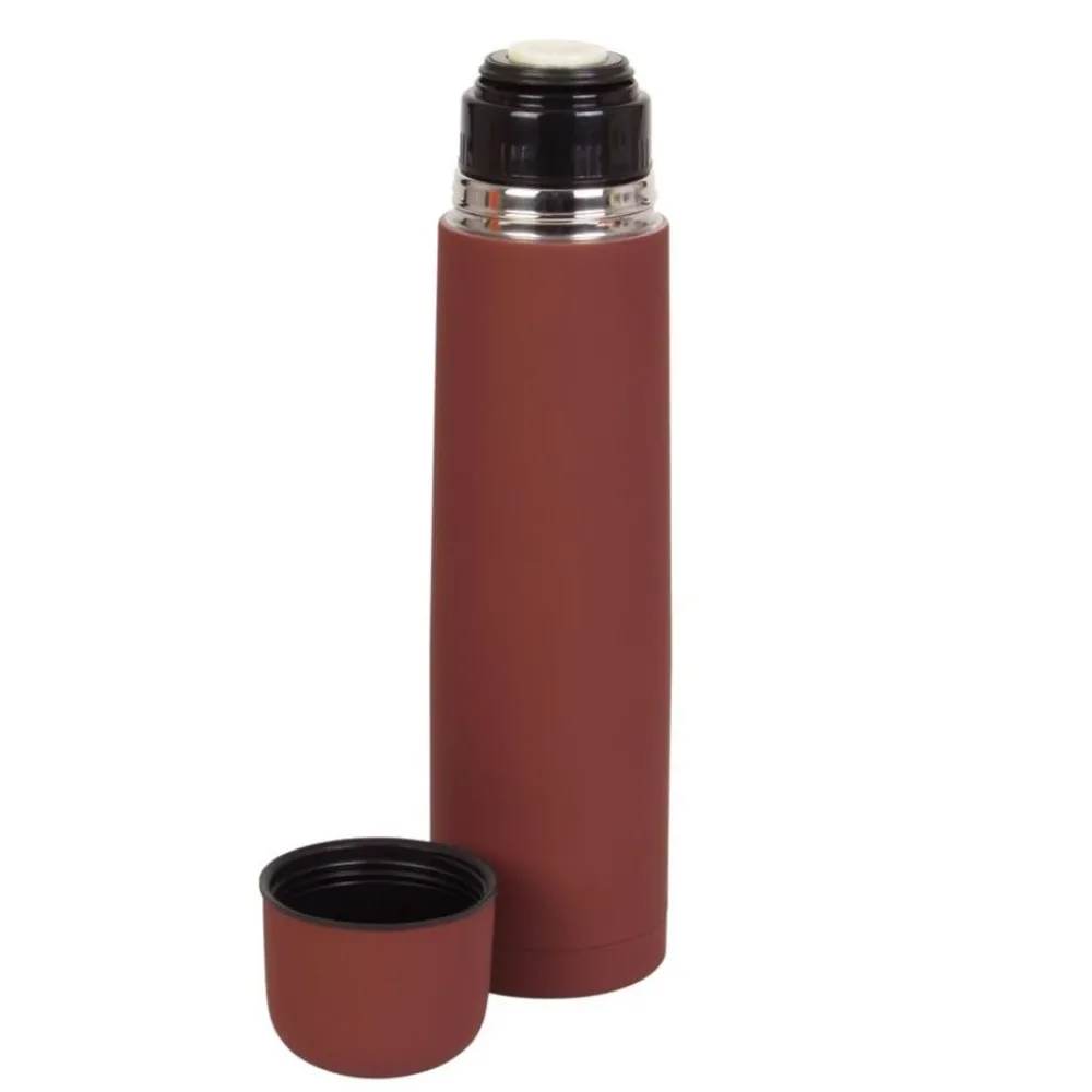 TP Geschirr Und Getränkebehälter^Isolierflasche Soft Touch 1 Liter