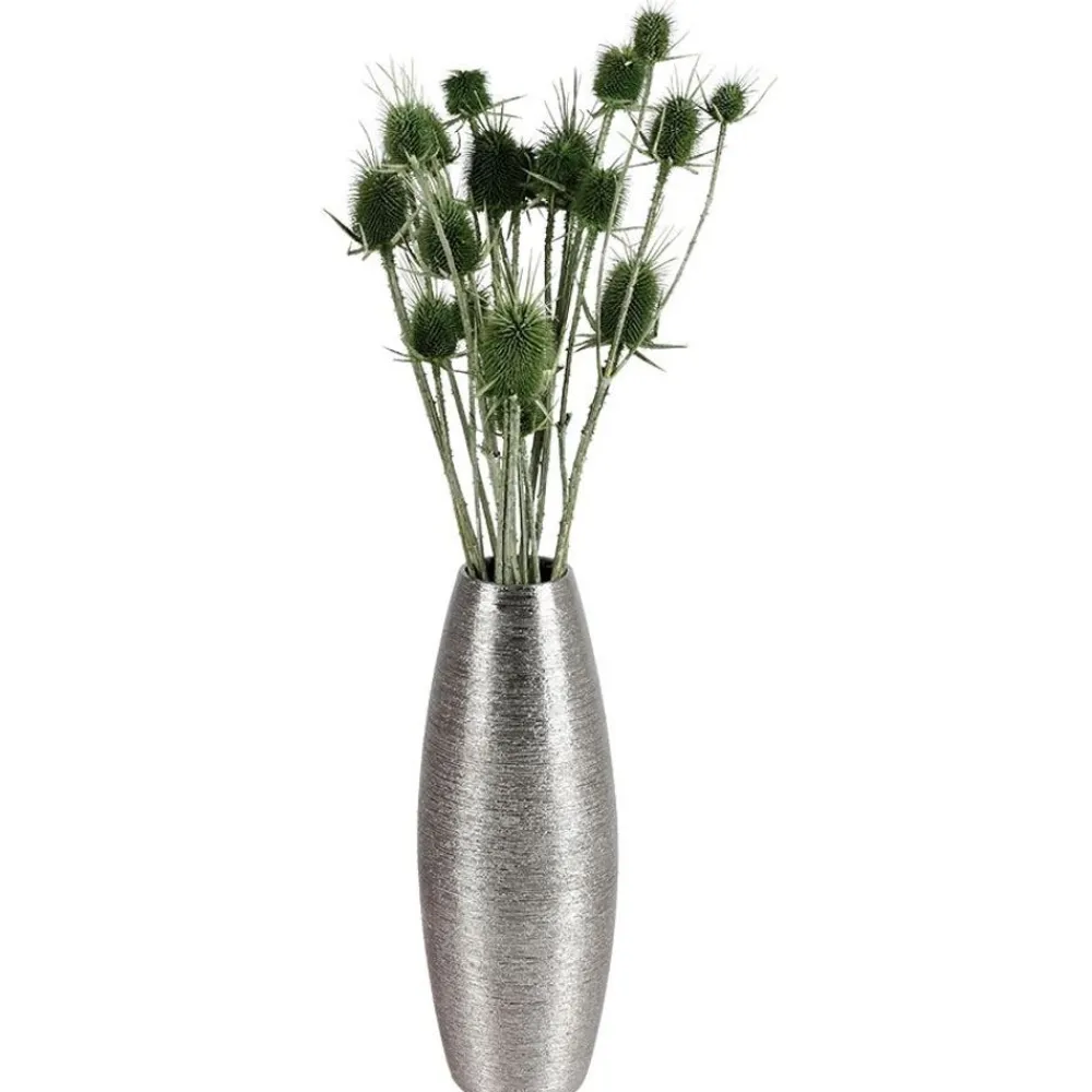 New Home Vasen Und Schalen^Keramik-Vase 12X32Cm Silber